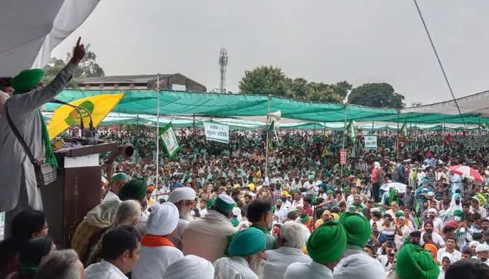 Kisan Mahapanchayat in UP: Farmers warn of more protests, Bharat Bandh if demands not met