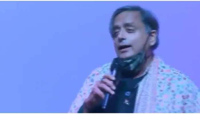 Shashi Tharoor sings &#039;Ek Ajnabee Haseena Se&#039; in &#039;Oxford accent&#039;-Watch viral video