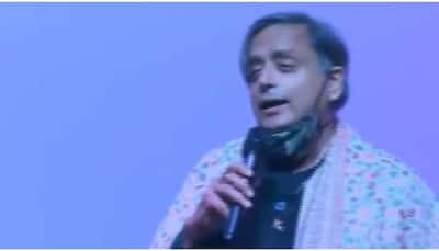 Shashi Tharoor sings 'Ek Ajnabee Haseena Se' in 'Oxford accent'-Watch viral video