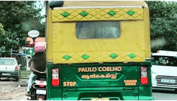 World famous author Paulo Coelho takes on Twitter to thank for picture of auto with his name on it