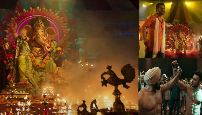 Vighnaharta song: Varun Dhawan joins Salman Khan, Aayush Sharma for exhilarating Ganpati track in Antim - Watch