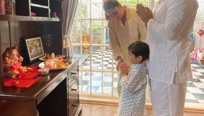 Kareena Kapoor celebrates Ganesh Chaturthi with &#039;the loves of her life&#039;, see home pics!