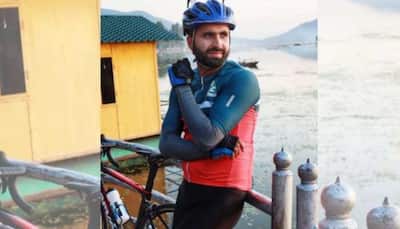 Kashmiri cyclist Adil Teli sets Guinness World record for fastest journey from Kashmir to Kanyakumari