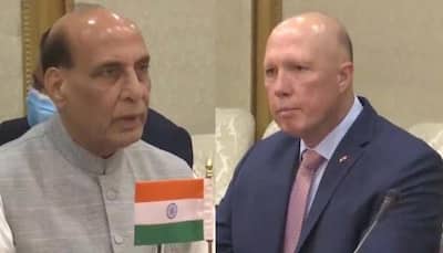 Defence Minister Rajnath Singh holds talks with Australian counterpart Peter Dutton in Delhi