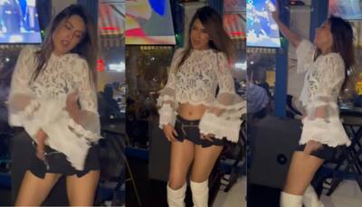 Nia Sharma raises mercury at a Mumbai bar, grooves on ‘Do Ghoont’ in sexy white crop top and black shorts - Watch