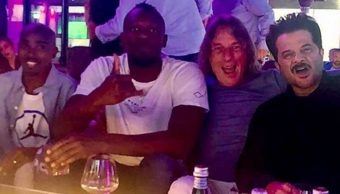 When evergreen Anil Kapoor met world’s fastest man Usain Bolt – See Pics!