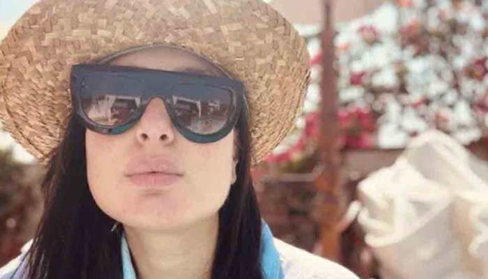 Kareena Kapoor Khan sports large straw hat in latest photo from her beach vacation