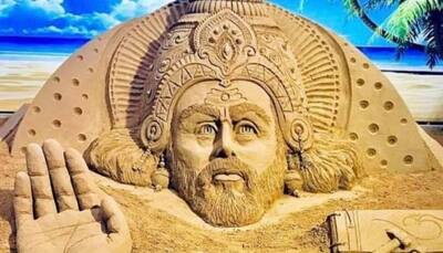 Vishwakarma Jayanti 2021: Sand artist Sudarsan Pattnaik unveils majestic artwork of Lord Vishwakarma!