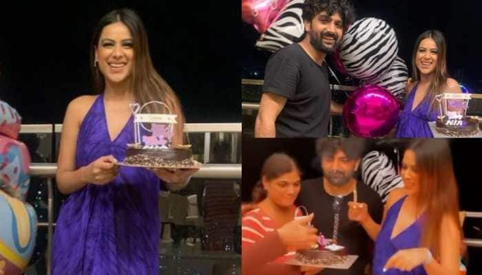 Inside Nia Sharma&#039;s fancy birthday celebrations filled with cake, balloons! - Pics