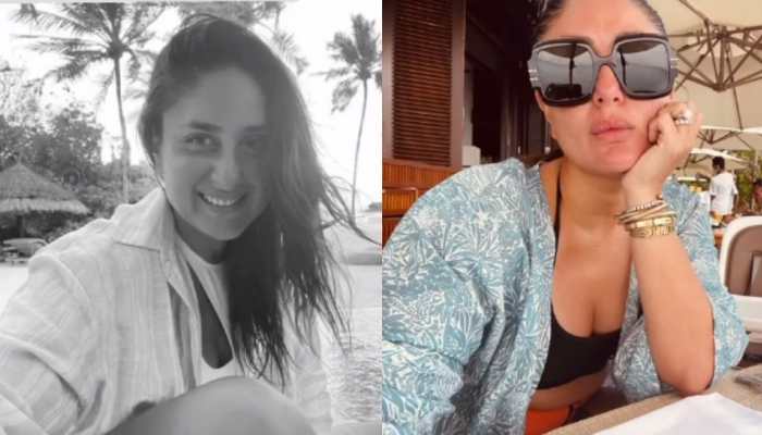 Kareena Kapoor enjoys ocean breeze, shows off her beach bod in stunning black bikini!