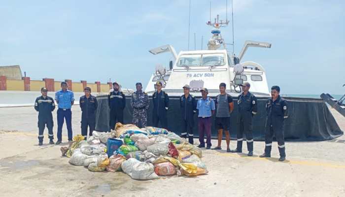 Indian Coast Guard seizes 2 tons of endangered sea cucumber worth Rs 8 crore Indian Coast Guard seizes 2 tons of endangered sea cucumber worth Rs 8 crore