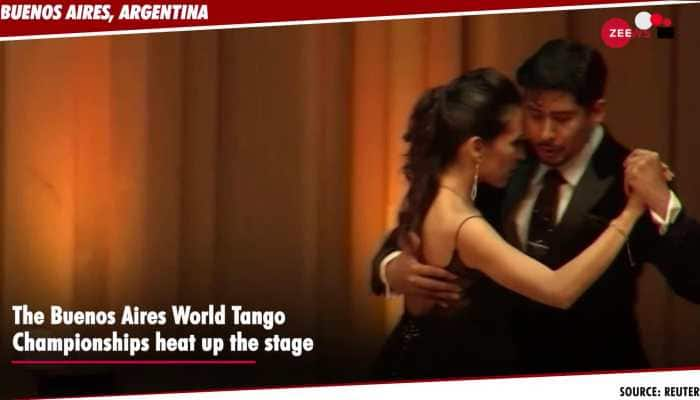 Sultry dancers heat up stage at Buenos Aires World Tango Championships