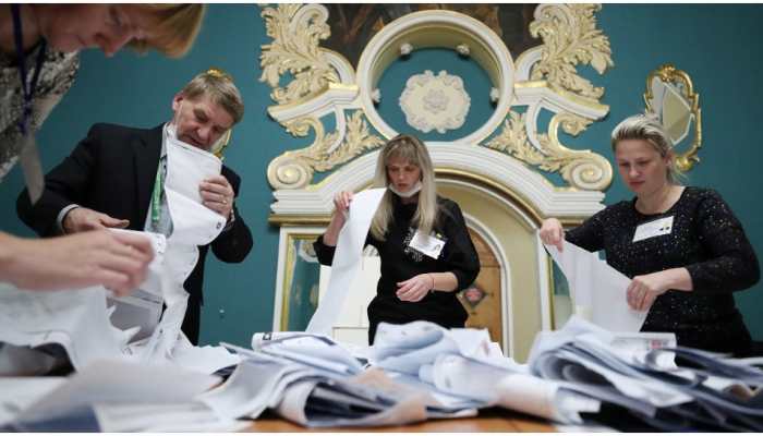 Russia election: Early results show Vladimir Putin&#039;s party leads
