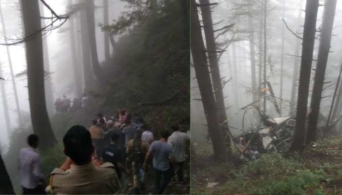 Army chopper goes down in Udhampur, two pilots injured