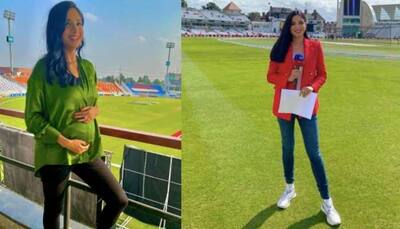 Pakistan cricket anchor Zainab Abbas flaunts her ‘baby bump’ in stadium, see pic