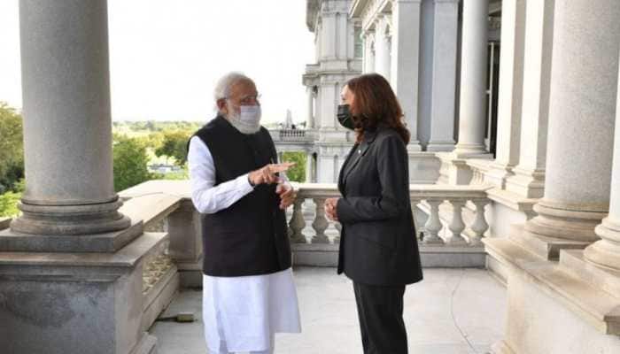 PM Modi with Kamala Harris