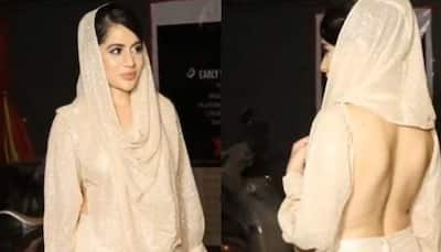 Bigg Boss OTT's Urfi Javed trolled for backless dress with head veil, netizens say 'Indian Met Gala'!