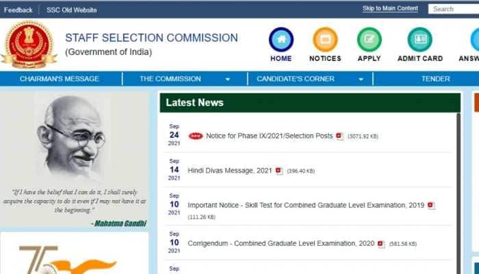 SSC Selection Posts Phase 9, 2021: Check how to apply, eligibility, visit ssc.nic.in