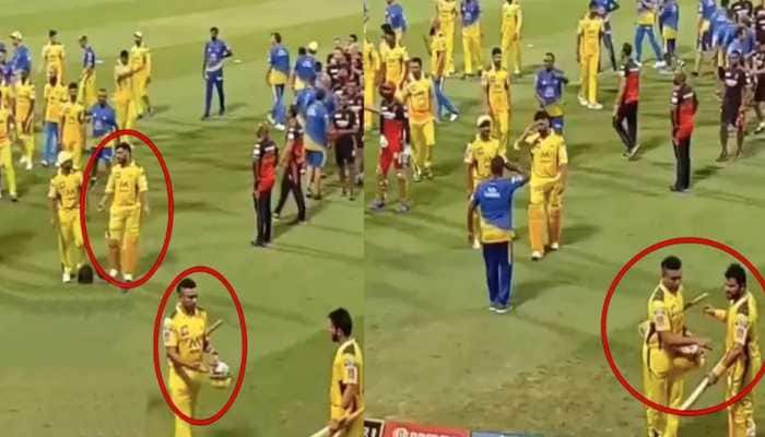 IPL 2021: &#039;Team player&#039; Robin Uthappa carries MS Dhoni and Suresh Raina&#039;s bat after match, video goes viral