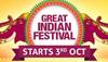 Amazon Great Indian Festival to begin from October 3, coincides with Flipkart sale