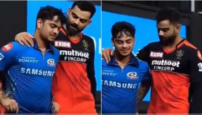 Virat Kohli consoles out-of-form Ishan Kishan after RCB vs MI IPL 2021 clash, video goes viral – WATCH