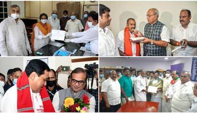 BJP gets first MP from UT in Rajya Sabha, Sonowal, Murugan and TMC's Sushmita Dev elected unopposed 