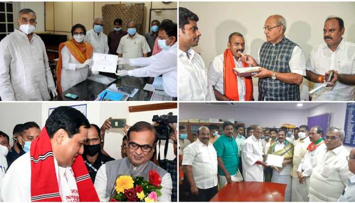 BJP gets first MP from UT in Rajya Sabha, Sonowal, Murugan and TMC's Sushmita Dev elected unopposed 