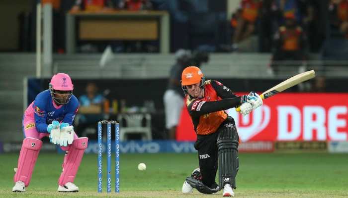 Jason Roy, on debut for Sunrisers Hyderabad, smashed a fifty against Rajasthan Royals in their IPL 2021 match in Dubai. (Photo: ANI)