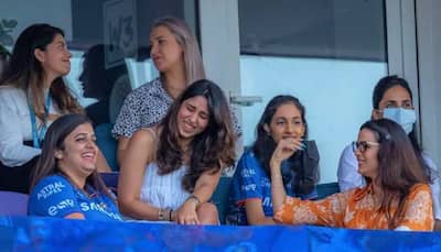 IPL 2021: Mumbai Indians WAGs Natasa Stankovic, Ritika Sajdeh and Sasha de Kock sizzle during PBKS clash
