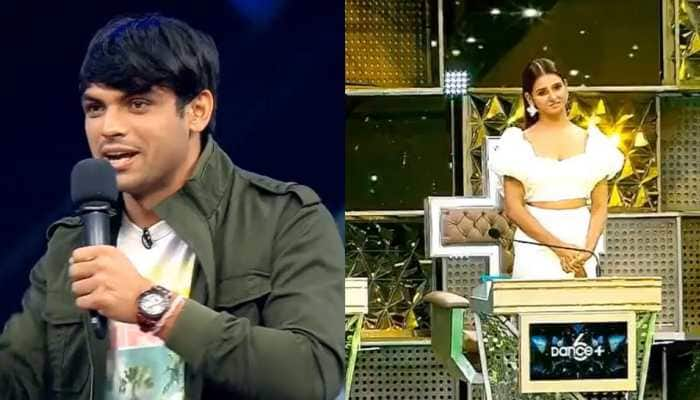 Neeraj Chopra grooves to hit Punjabi song with Raghav Juyal on Dance Plus 6 - Watch