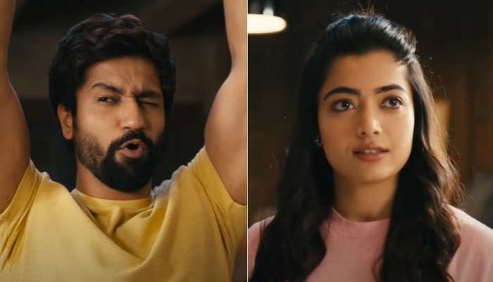 Rashmika Mandanna gets trolled for ogling at Vicky Kaushal&#039;s underwear in controversial ad!