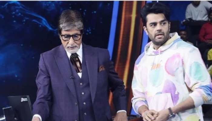 Maniesh Paul to host KBC 13? Actor shares pic with Amitabh Bachchan from the sets!