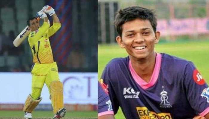 MS Dhoni gives SPECIAL GIFT to Yashasvi Jaiswal for his quickfire fifty in CSK vs RR clash in IPL 2021
