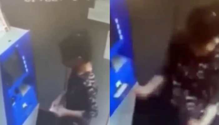 Salary credited: Girl can&#039;t control her happiness, dances while withdrawing money from ATM