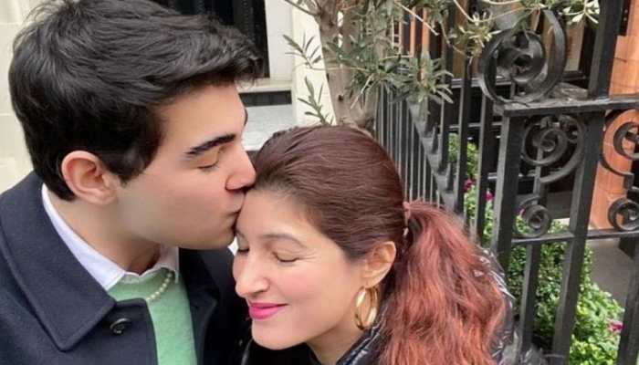 Twinkle Khanna spends Sunday morning with son Aarav, his pearl necklace grabs eyeballs! 