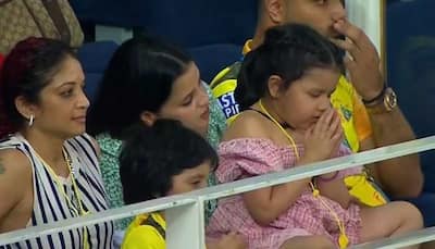 IPL 2021: Ziva Dhoni prays for father MS Dhoni’s win against Delhi Capitals, fans call it ‘cutest thing ever’
