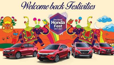 Honda's bumper Navratri offer! Get upto Rs 53,000 discount on Honda City, Jazz, WR-V and Amaze