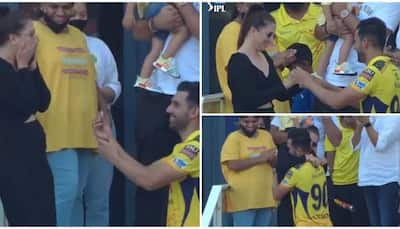 'God bless Mr & Mrs Deepak Chahar': CSK seamer surprises girlfriend with ring after PBKS vs CSK encounter