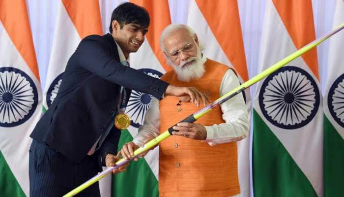 Neeraj Chopra’s javelin gets Rs 1.5 crore bid in e-auction of PM Narendra Modi’s mementos