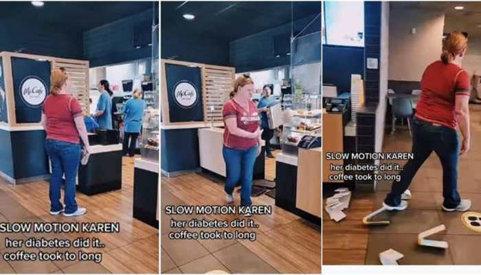 Woman trashes McDonald's outlet in anger because her 'order took too long' - Watch