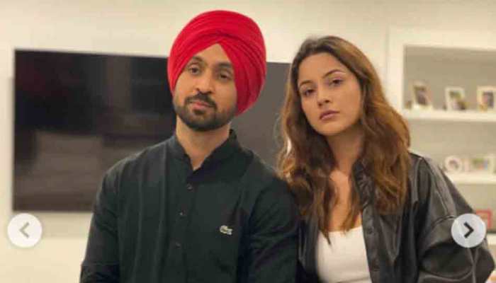 Shehnaaz Gill beats &#039;Honsla Rakh&#039; co-star Diljit Dosanjh in new viral video, fans elated