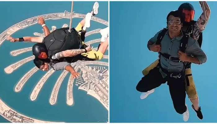 After vacation in Maldives, Neeraj Chopra enjoys skydiving in Dubai