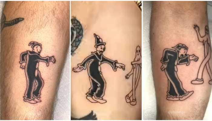Amazing! Artist makes motion video with 76 cool tattoos drawn by him--  Watch | viral News | Zee News