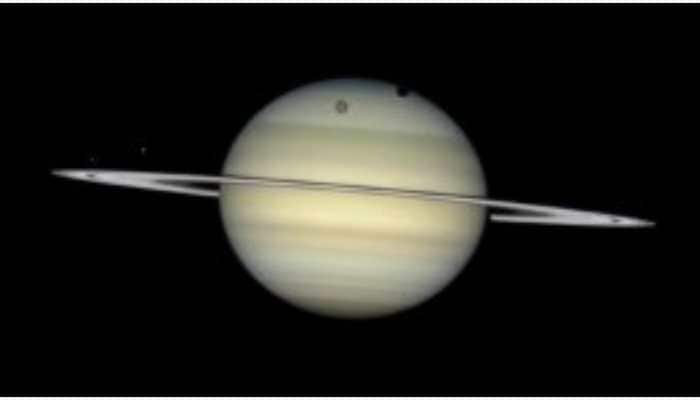 Moon parade at Saturn; NASA shares astonishing visuals by Hubble-- Watch