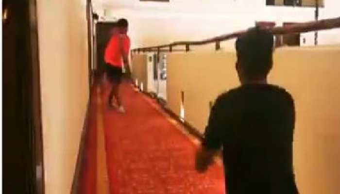 Pakistan skipper Babar Azam and other players play cricket with their kids in quarantine ahead of T20 World Cup – WATCH