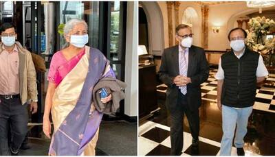 FM Nirmala Sitharaman, MOS Muraleedharan arrive in New York for official visits