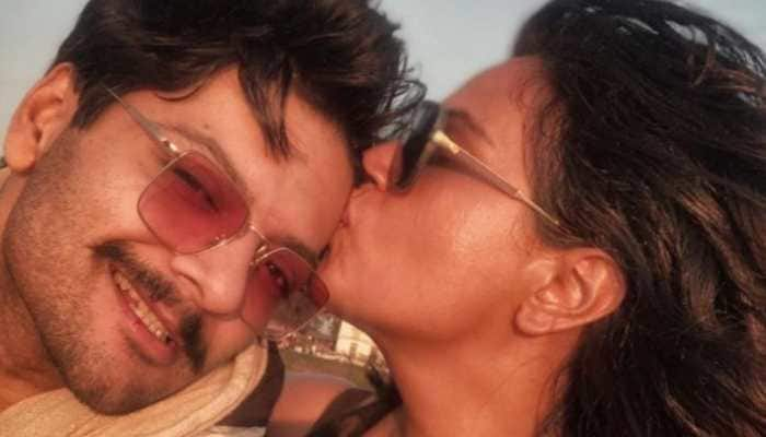 Richa Chadha surprises beau Ali Fazal on his birthday, visits actor on his film&#039;s set