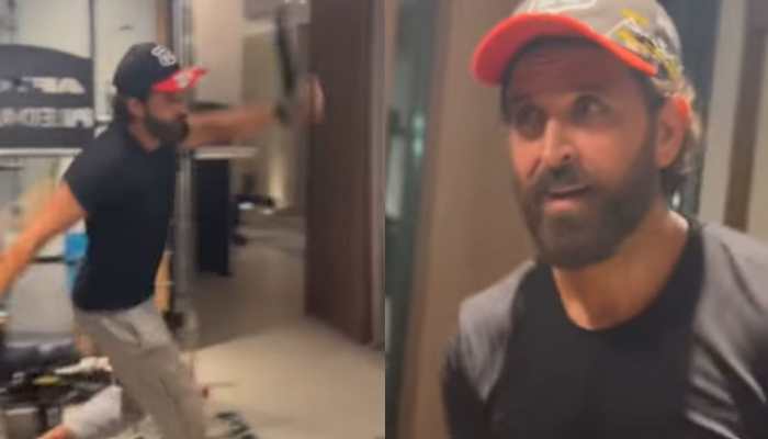 Deepika Padukone calls Hrithik Roshan a &#039;clown&#039; as he dances to 80s songs during his gym sesh - Watch