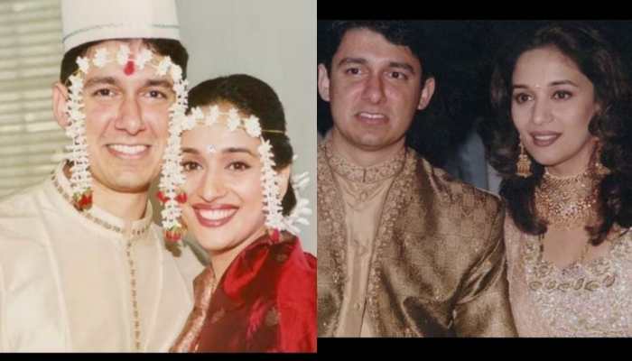  Madhuri Dixit Nene, Shriram Nene complete 22 years of marital bliss