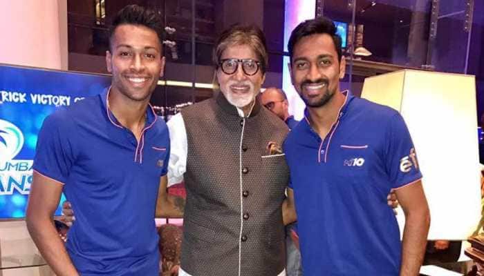 India vs England T20 World Cup warm-up: When Amitabh Bachchan greeted Hardik  Pandya and his father | Cricket News | Zee News